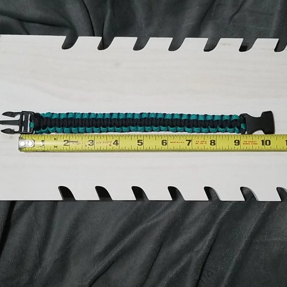 Black and Blue Paracord Bracelet